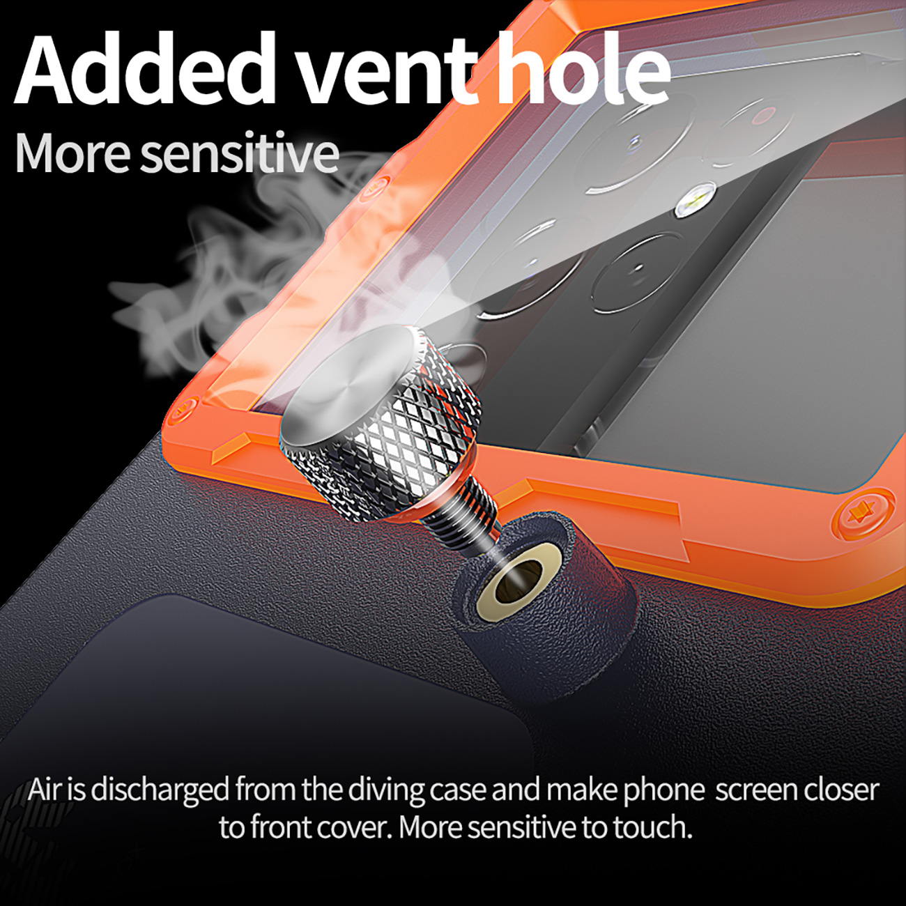 SHELLBOX  IP68 Professional 50ft 15m Waterproof Outdoor Cellphone Case