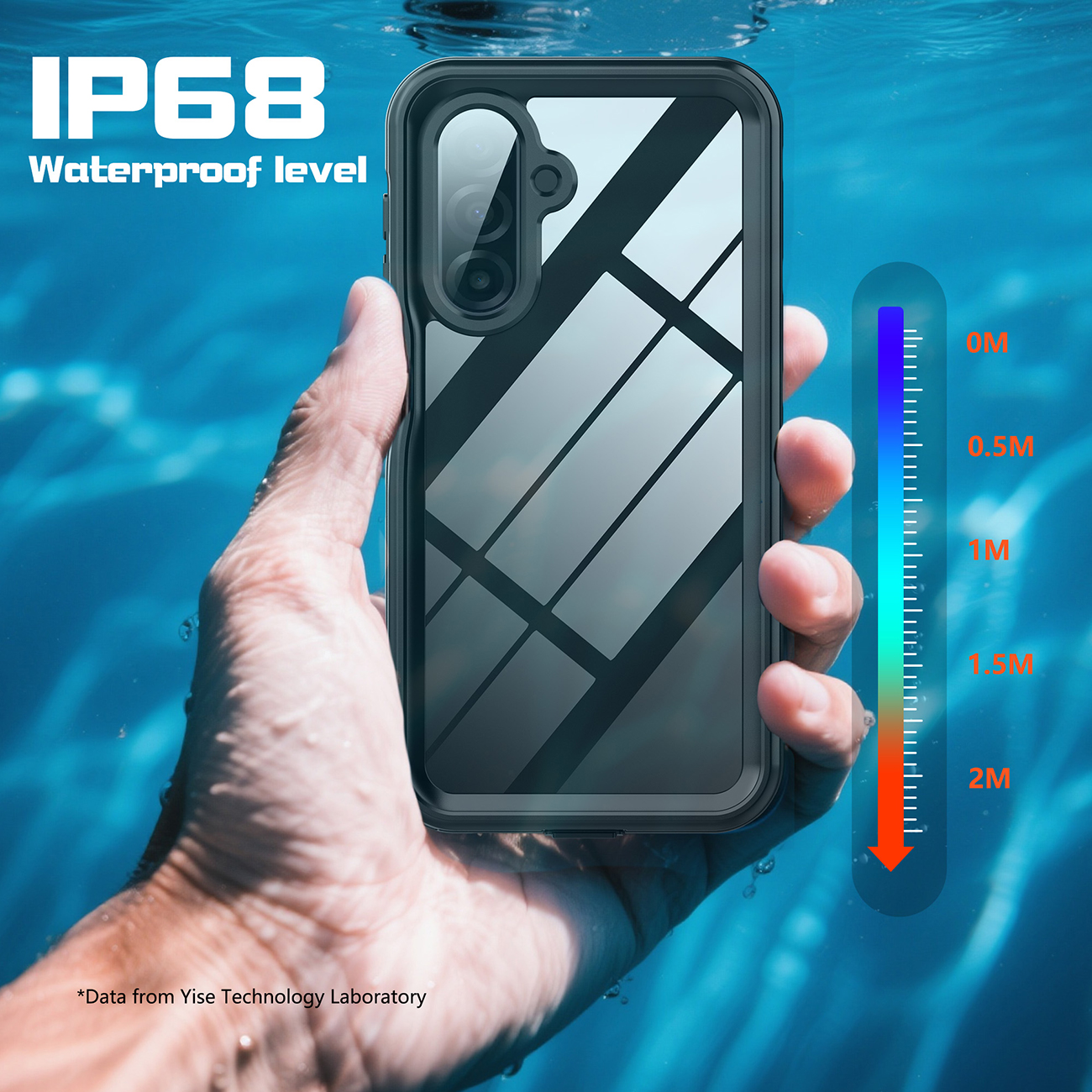 Waterproof and shockproof protective case for Samsung A17-5G version mobile phones