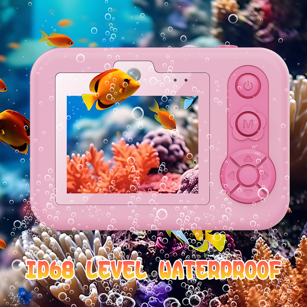 Children's outdoor entertainment waterproof toy camera