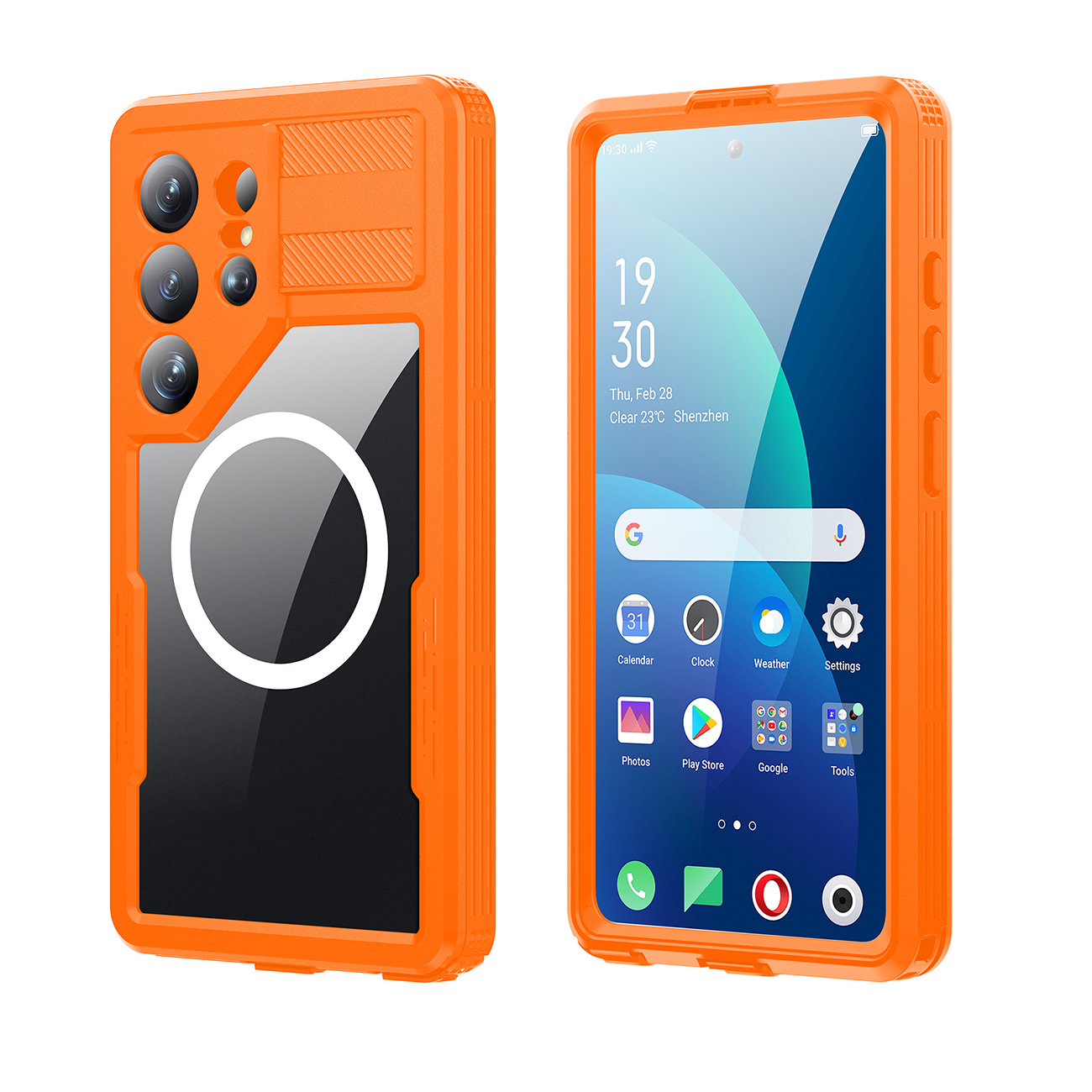 Waterproof protective case for outdoor sports, swimming and diving of Samsung Galaxy S26 Ultra mobile phone