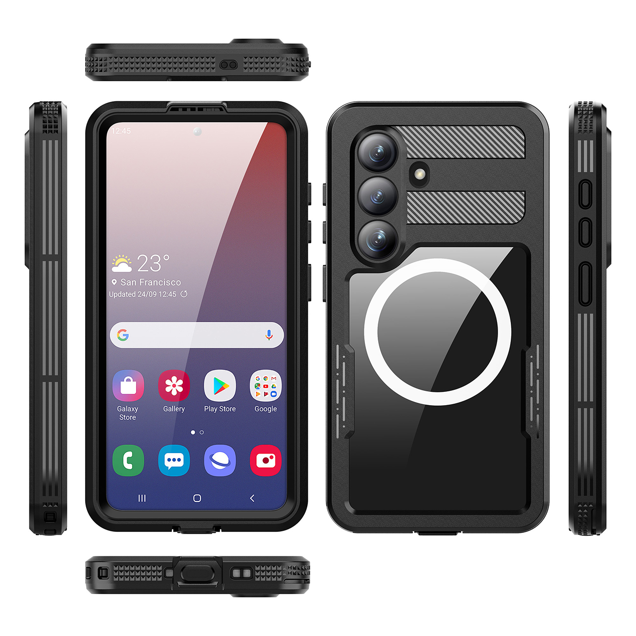 Waterproof protective case for outdoor sports, swimming and diving of Samsung Galaxy S26 mobile phone