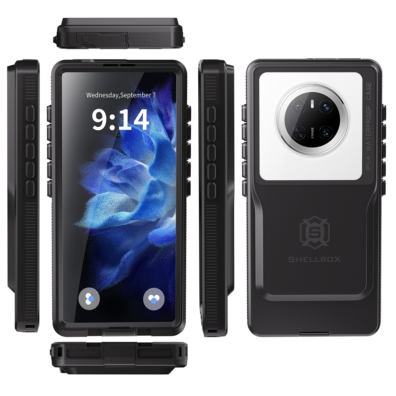 WM BOX Series 6.9-inch waterproof phone case for Apple, Samsung, Huawei, Xiaomi, OPPO and vivo, specifically designed for outdoor sports such as mountain climbing, skiing and food delivery