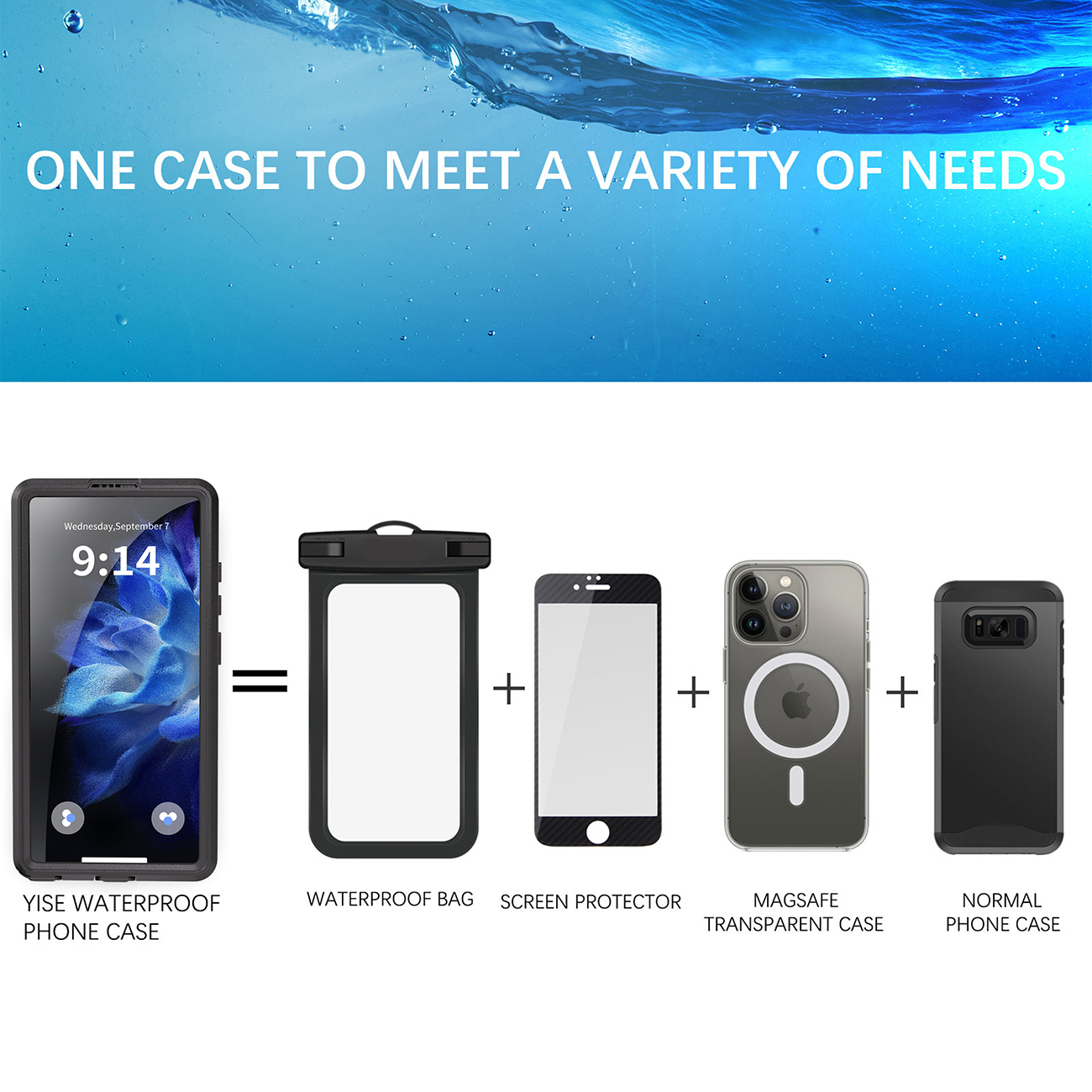 For Samsung S25 ULTRA Phone Waterproof case