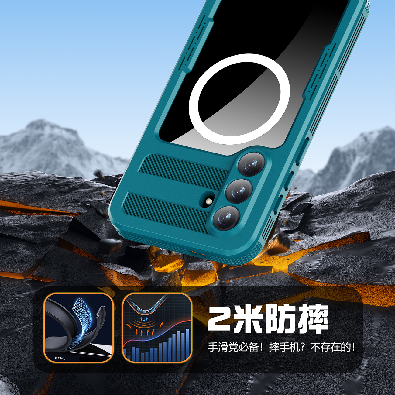 Applicable to Samsung Galaxy S26+ phone outdoor sports swimming diving waterproof protective case