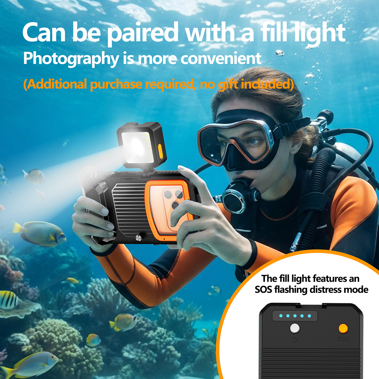 2026 DM Series 15-Meter Waterproof Fashion Dive Case for Apple and Samsung.