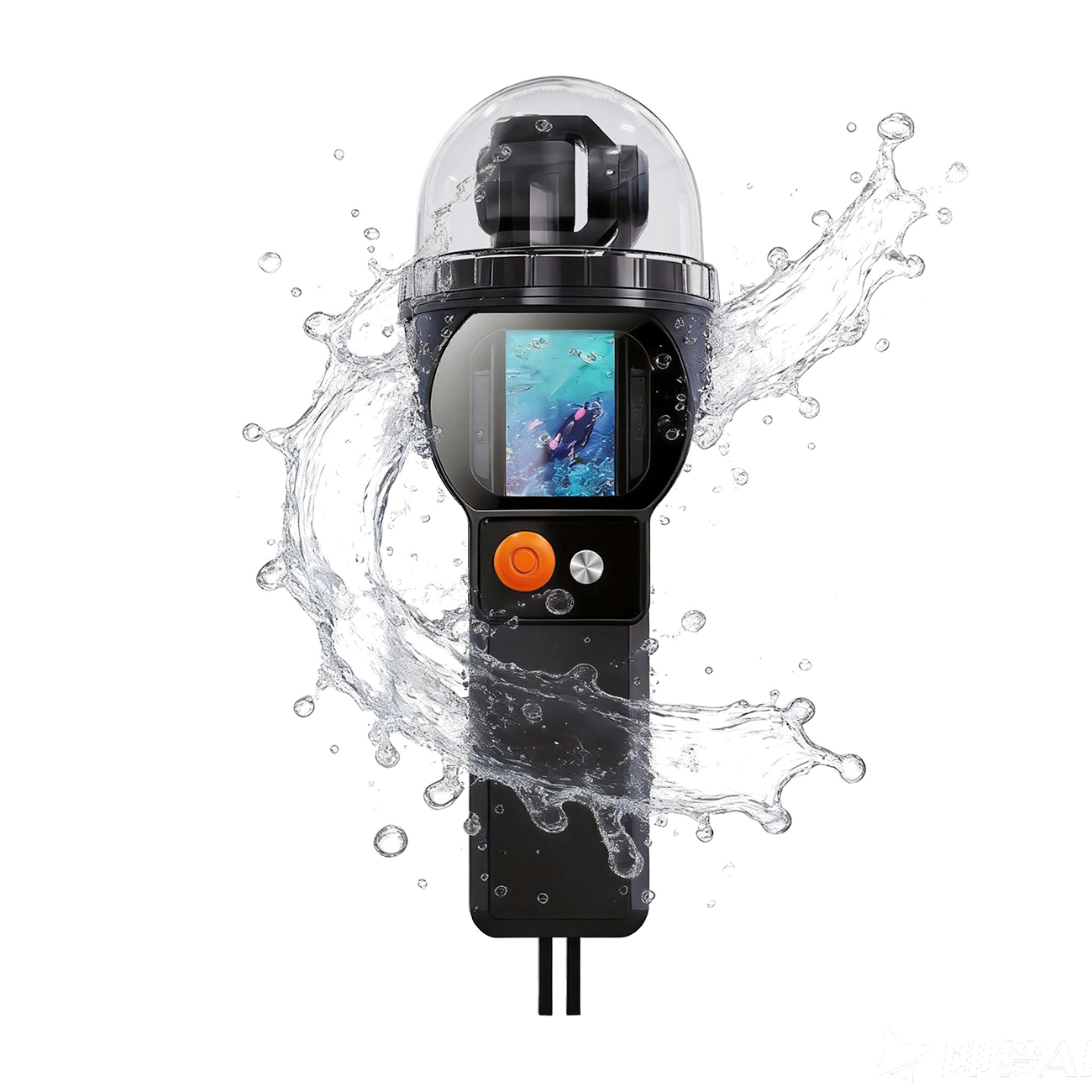 Suitable for DJI Pocket 3, full-coverage waterproof protective case for outdoor sports and diving.