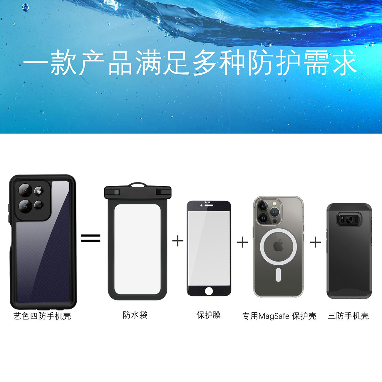 Compatible with Moto G Power 2026 Waterproof Phone Case