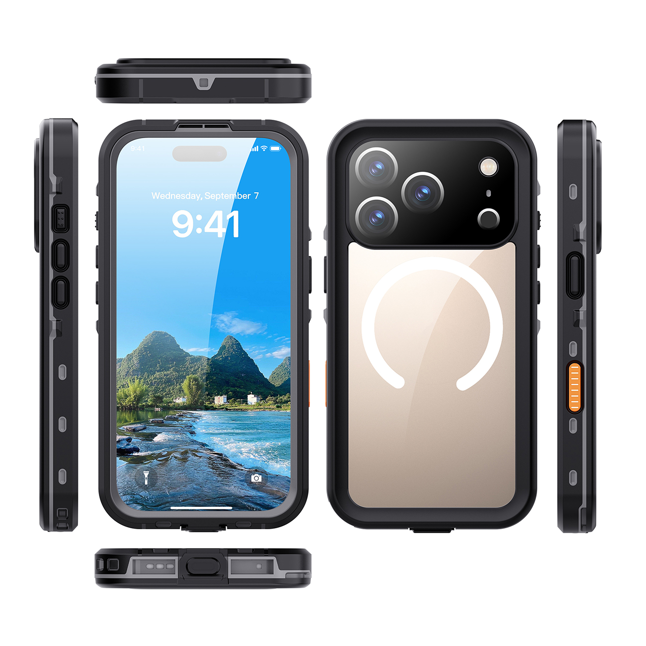 For Apple iPhone 17 Pro Waterproof case
