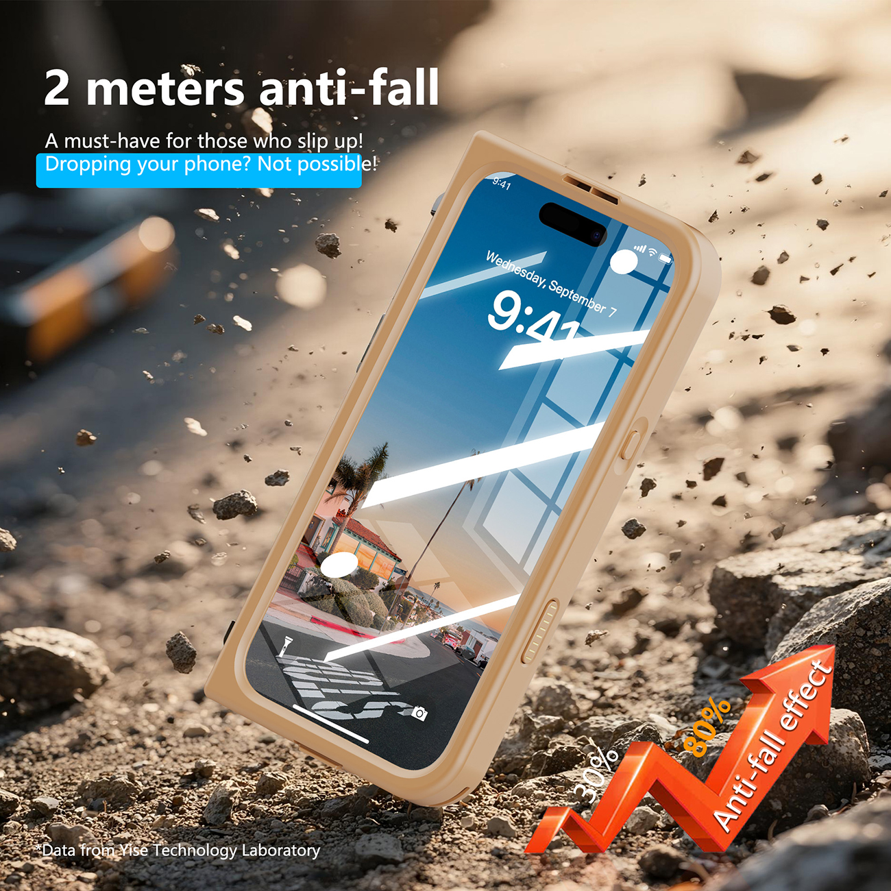 Shoulder strap, crossbody chain, Apple iPhone17ProMax waterproof and shockproof full protective case