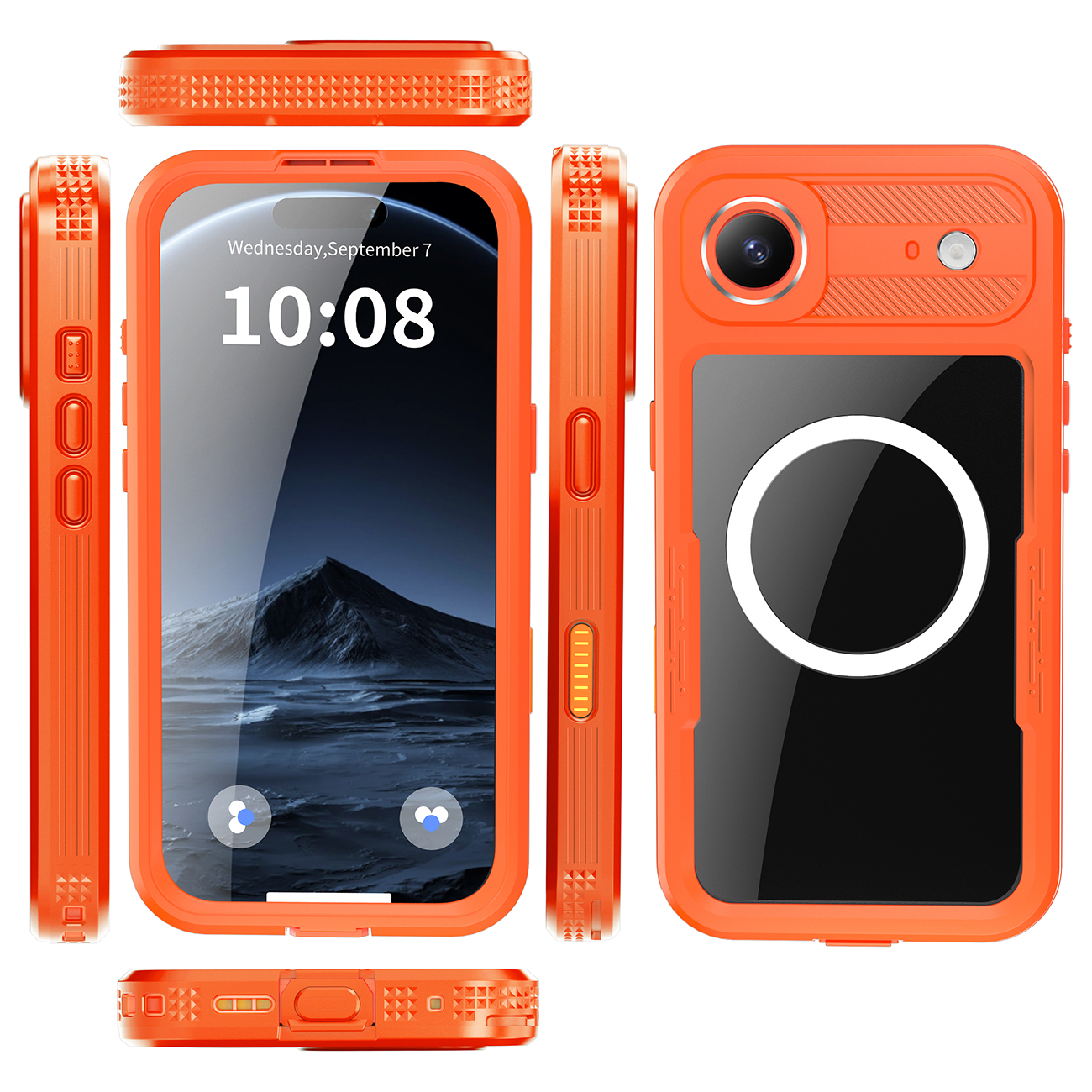MARS series waterproof and shockproof protective case for Apple iPhone 17 Air mobile phone