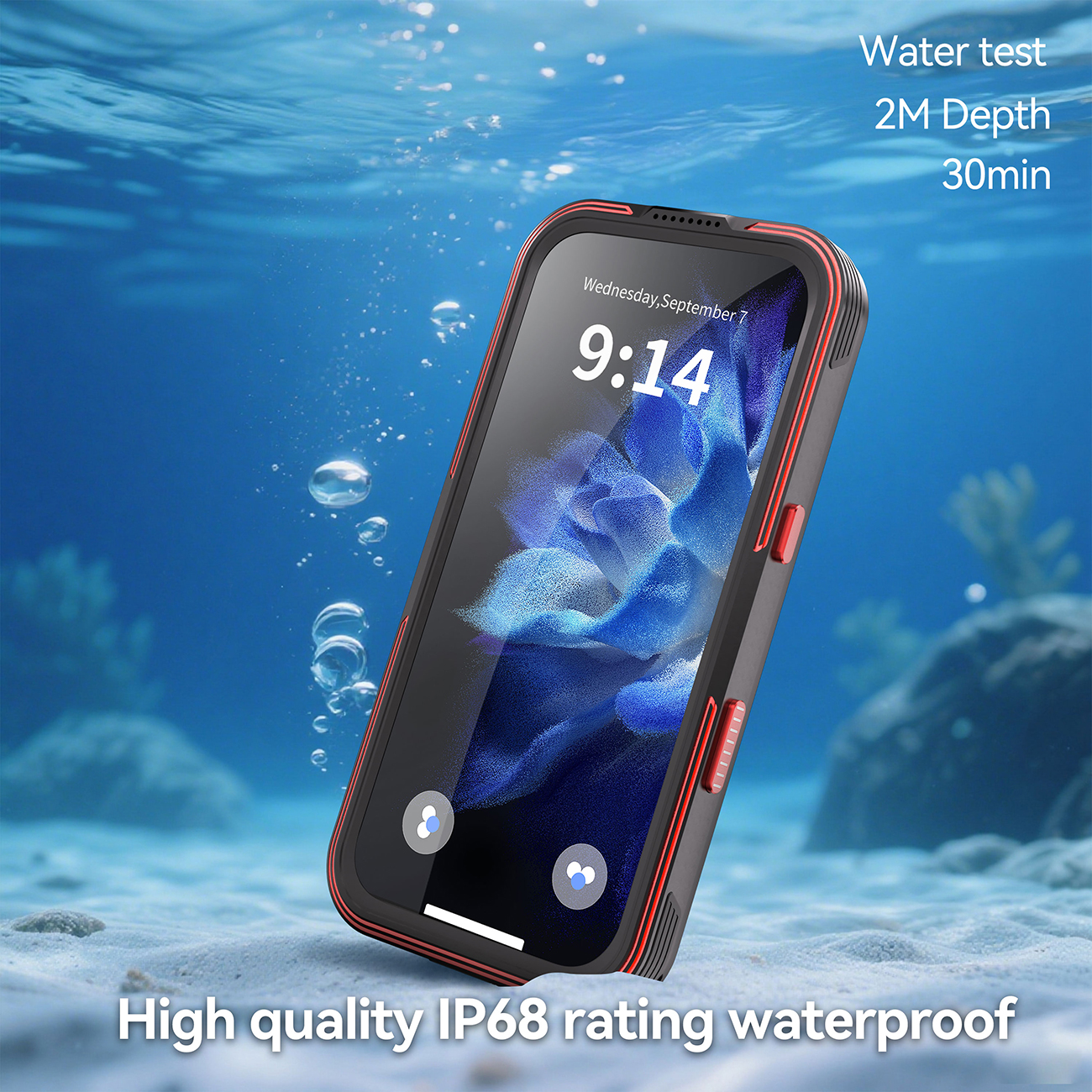 GTM series metal version anti-drop protective case for Apple iPhone17 Pro swimming and outdoor mobile phones